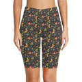 Dark Butterfly Women's Bike Shorts With Side Pockets