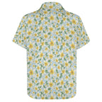 Delicate Frangipani - Women's Short-Sleeve Button Up Shirt
