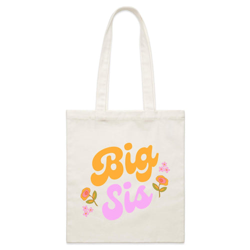 Big Sis - Parcel Canvas Tote Bag Default Title Small Tote Bag Printed In Australia