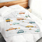 Cars - Double-Layer Fleece Blanket 51"x59"