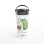 Personalised - Be My Avocado - White 15oz Stainless Steel Travel Mug Default Title Personalised Travel Mug customise Globally Fulfilled love personalise