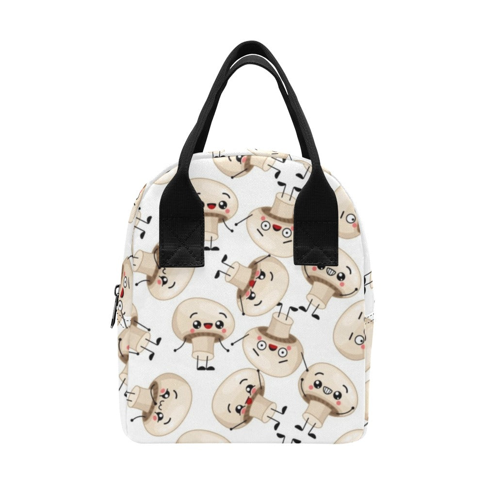 Cute Mushrooms - Zipper Lunch Bag One Size Zipper Lunch Bag Printed Offshore