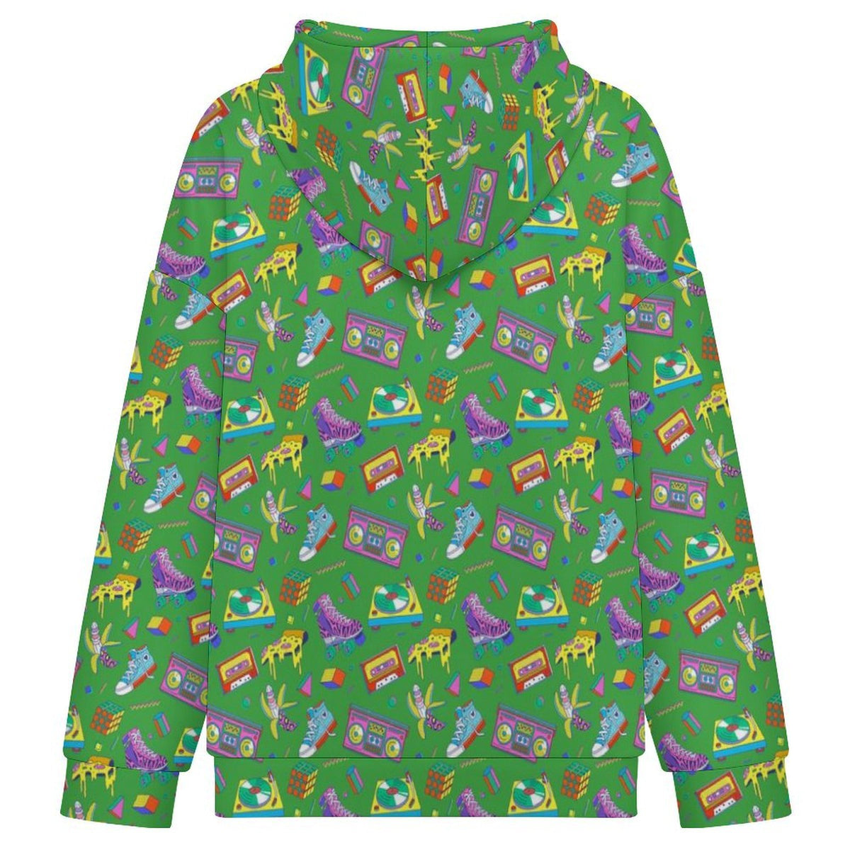 Bright 80's Women's Full-Zip Hoodie