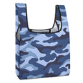 Blue Camouflage Collapsible Shopping Bag white One size Foldable Shopping Bag Printed Offshore