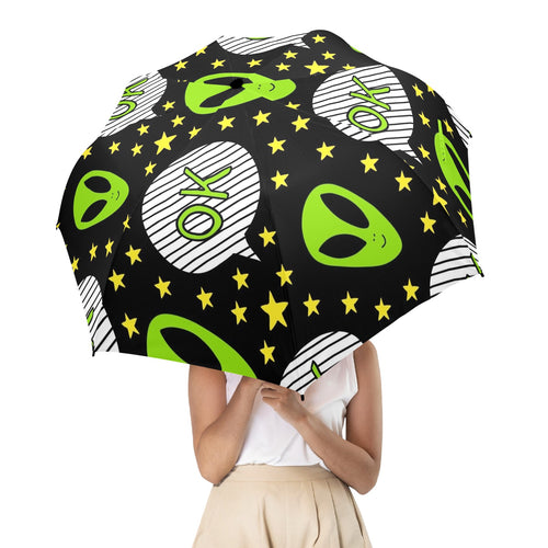 Alien OK Umbrella Umbrella Printed Offshore Sci Fi