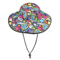 Sticker Music Wide Brim Bucket Hat Wide Brim Bucket Hat Music Printed Offshore