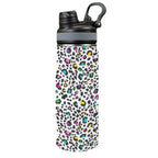 Animal Print In Colour - Insulated Water Bottle with Dual-Use Lid (18oz) One Size Insulated Water Bottle with Dual-Use Lid (18oz) animal Printed Offshore