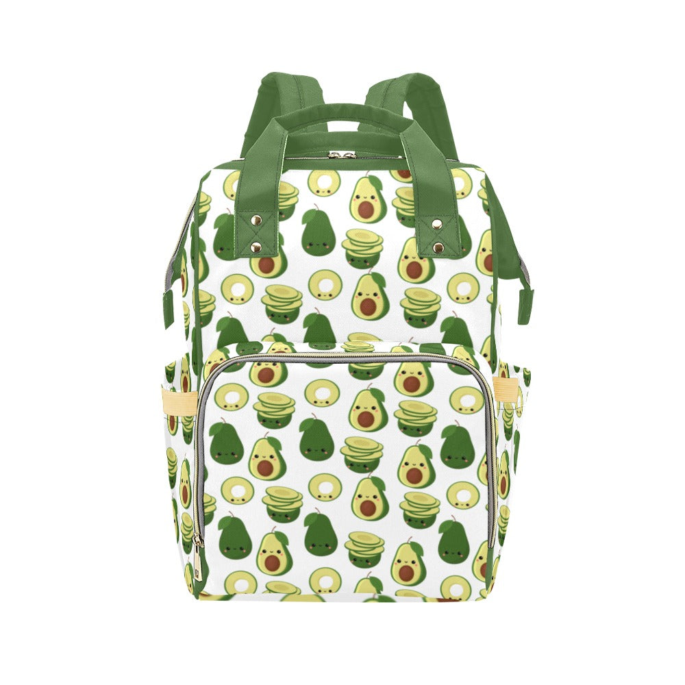Cute Avocados - Multi-Function Backpack, Nappy / Diaper Bag