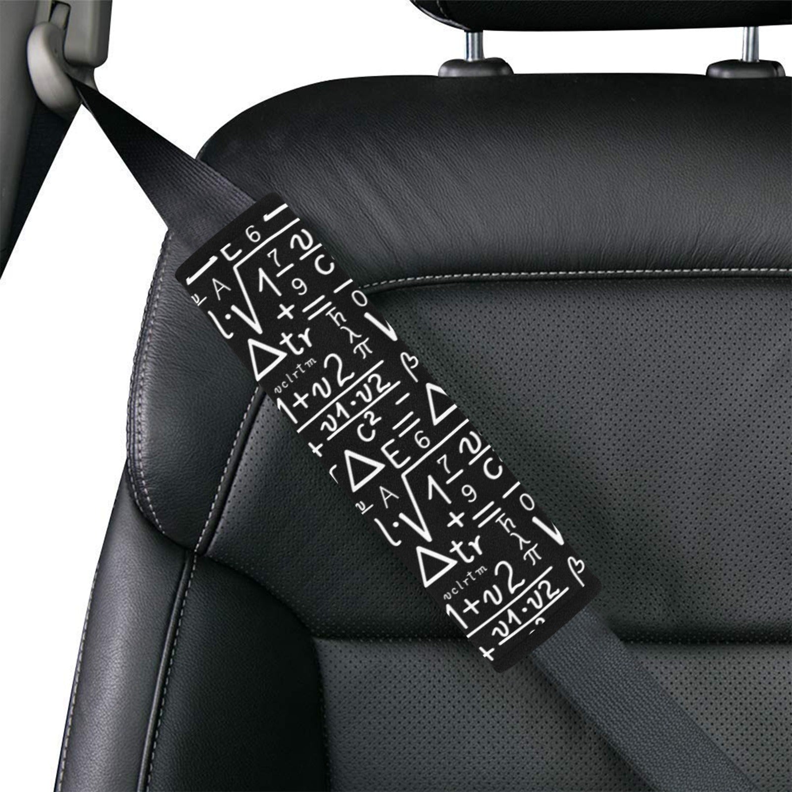 Mathematics Car Seat Belt Cover 7''x10'' (Pack of 2) Car Seat Belt Cover 7x10 (Pack of 2) Maths Printed Offshore