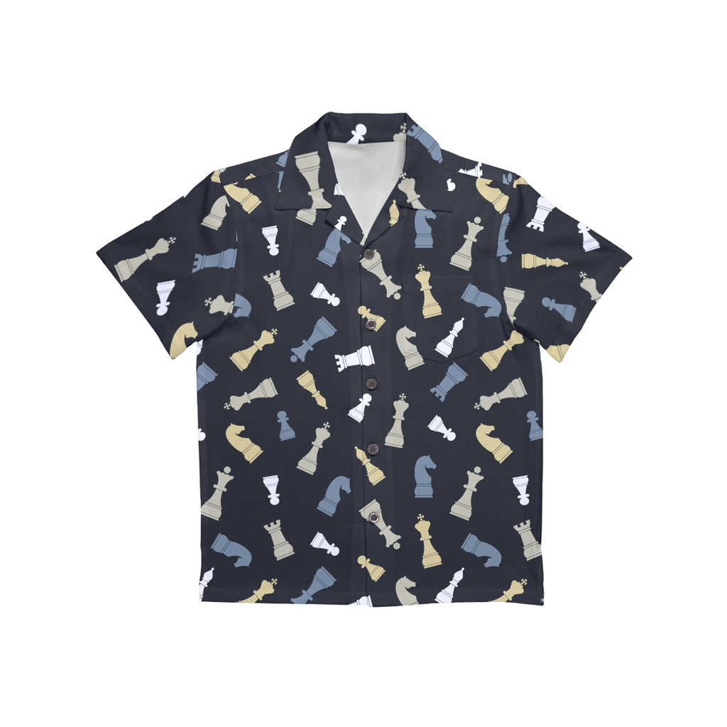 Chess Pattern - Junior Kids Hawaiian Shirt