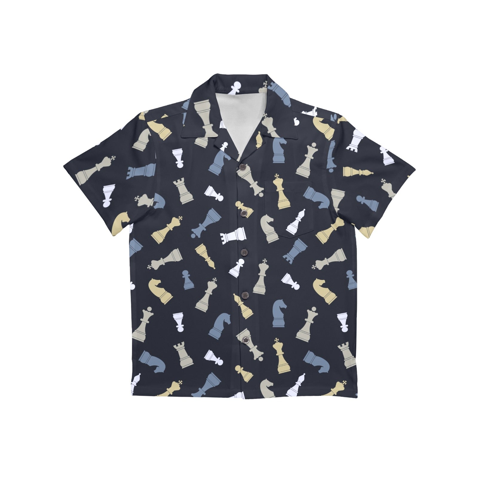 Chess Pattern - Junior Kids Hawaiian Shirt