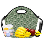 Green Pattern - Neoprene Lunch Bag Neoprene Lunch Bag Printed Offshore