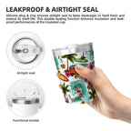 Surfing Safari Small Stainless Steel Travel Mug Cup 12oz/350ml