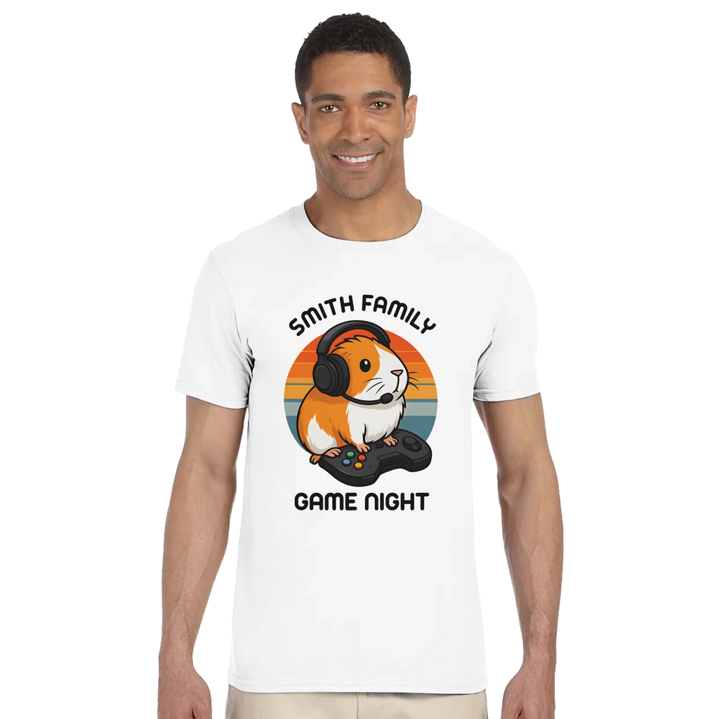 Family Game Night - Personalised T-shirt Personalised T-shirt customise Games Globally Fulfilled personalise