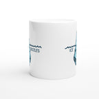Ice-Osceles - White 11oz Ceramic Mug White 11oz Mug Funny Globally Fulfilled Maths