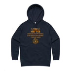 You Matter, Physics Pun - Womens Hoodie Navy Womens Hoodie Printed In Australia Science