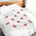 Watermelon - Double-Layer Fleece Blanket 51"x59"