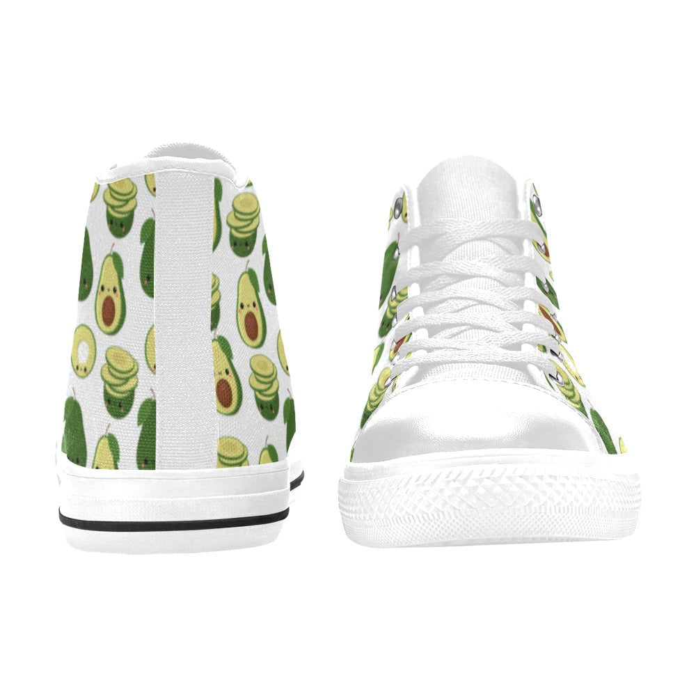 Cute Avocados - Men's High Top Canvas Shoes