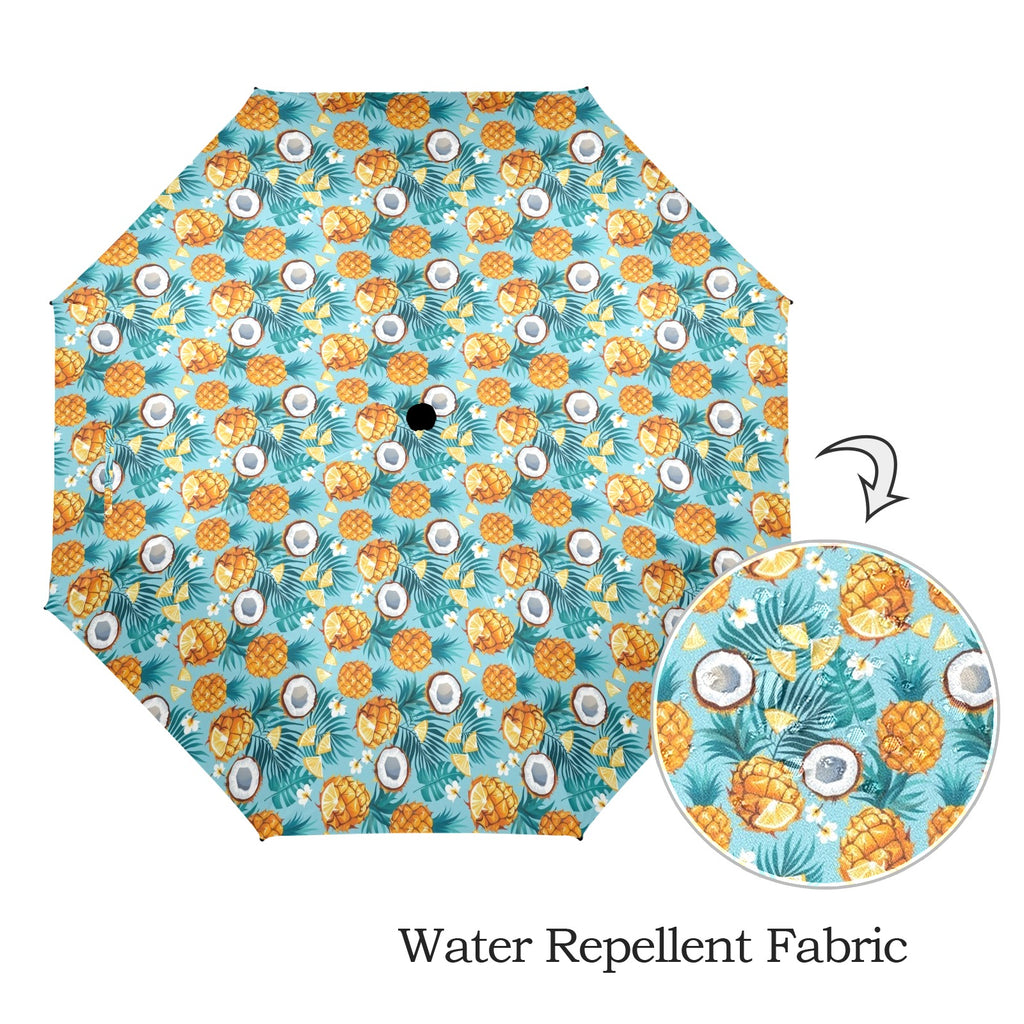 Pineapple Coconut Umbrella Umbrella Food Printed Offshore