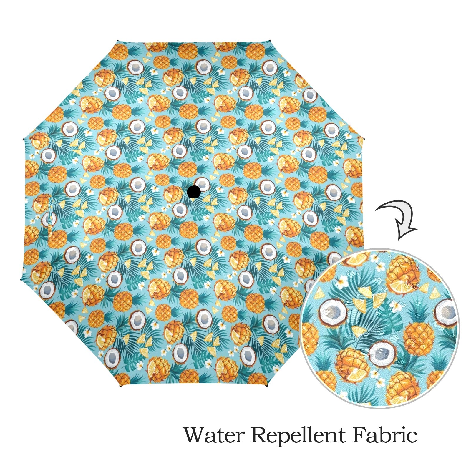 Pineapple Coconut - Umbrella Umbrella Food Printed Offshore