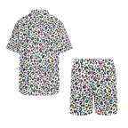 Animal Print In Colour Men's Hawaiian Shirt & Shorts Set Men's Hawaiian Shirt & Shorts Set animal Printed Offshore