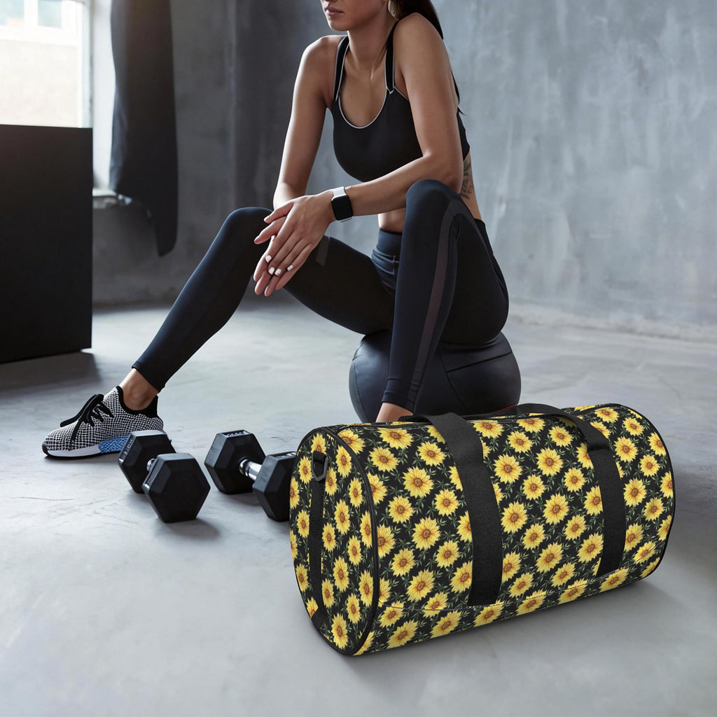 Painted Sunflower Duffle Bag Duffle Bag Printed Offshore