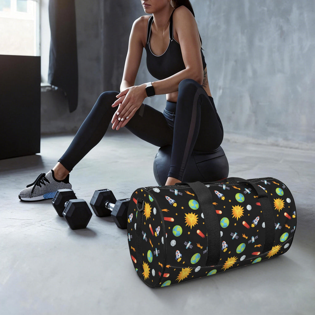 Busy Space Duffle Bag Duffle Bag Printed Offshore