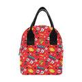 Comic Book Red Zipper Lunch Bag One Size Zipper Lunch Bag Printed Offshore