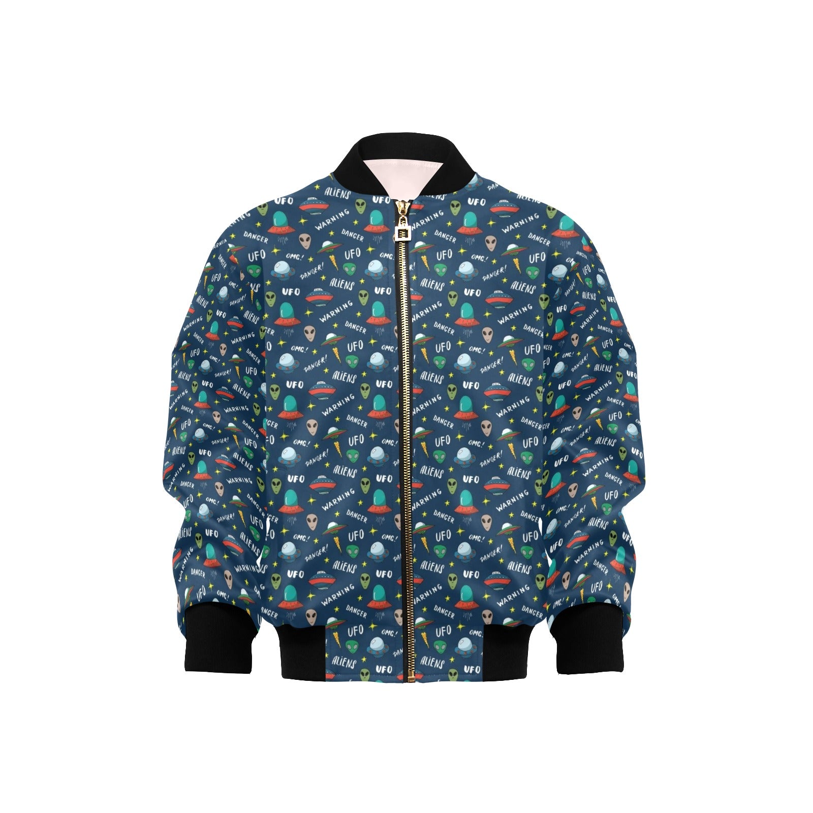 UFO's And Aliens Kids Bomber Jacket XL Kids Bomber Jacket Printed Offshore Sci Fi