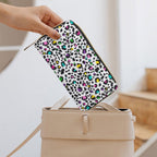 Leopard Print In Colour -  PU Leather Wallet