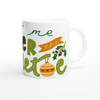 Meet Me Under The Mistletoe - White 11oz Ceramic Mug Christmas Mug Christmas Globally Fulfilled