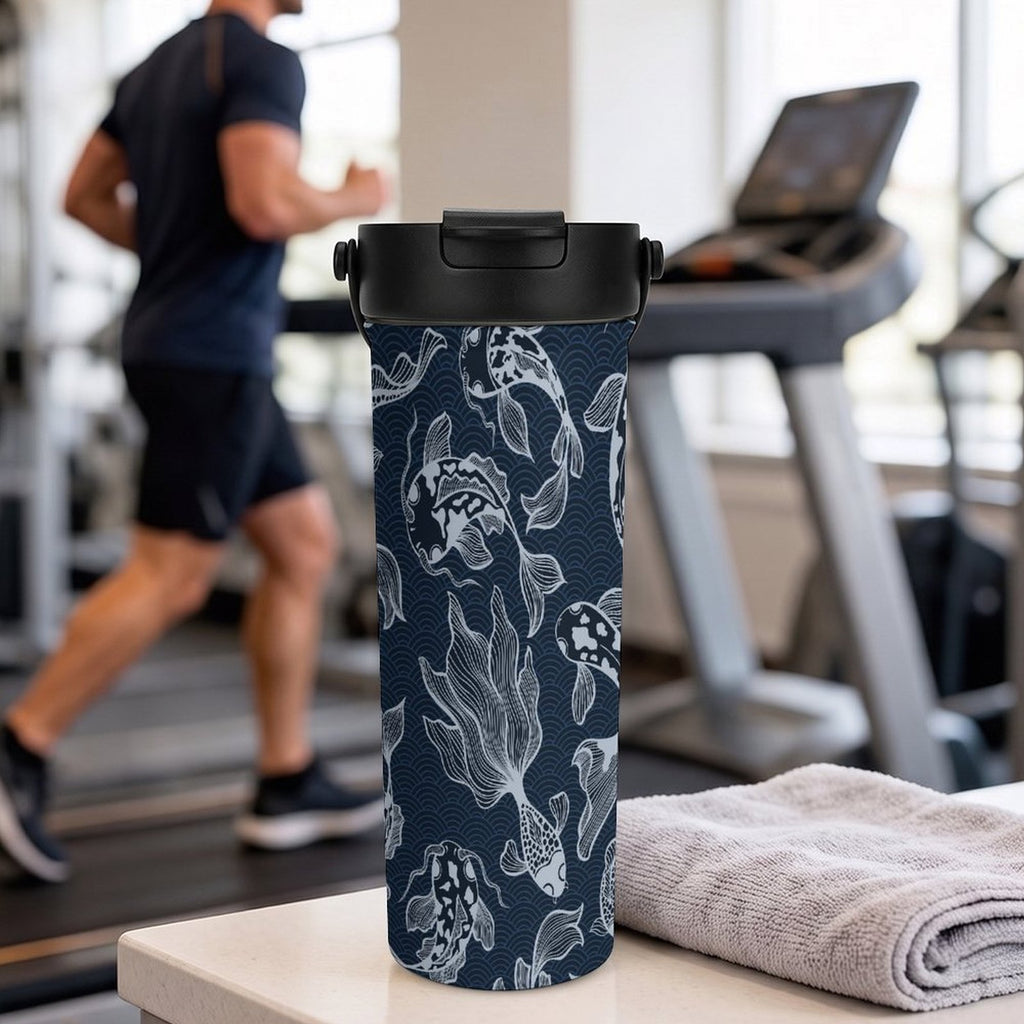 Blue Fish 20oz Tea Tumbler with Carry Handle
