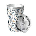 Astronauts And Rocket Ships Small Stainless Steel Travel Mug Cup 12oz/350ml