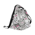 Cute Cats - Neoprene Lunch Bag Neoprene Lunch Bag Printed Offshore