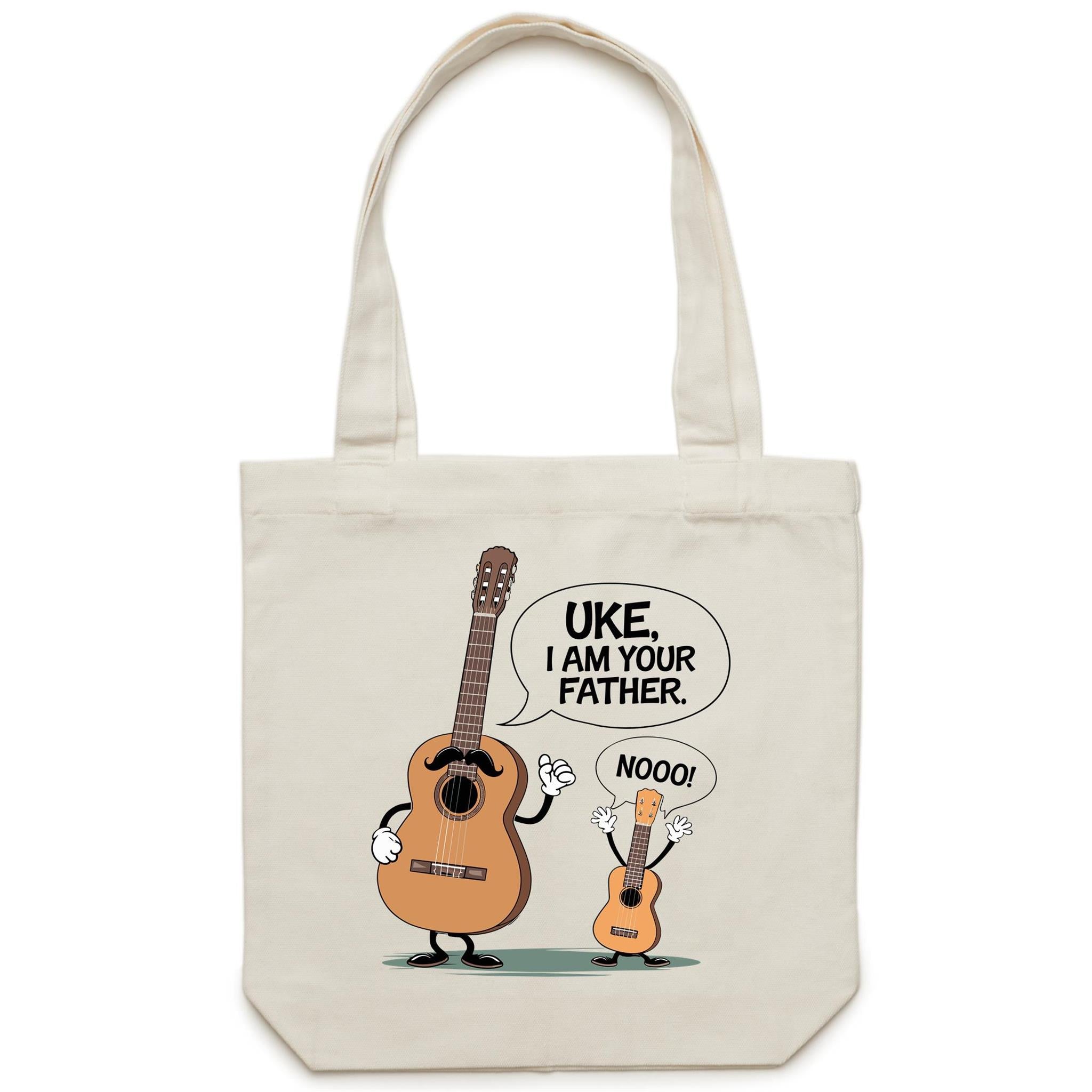 Uke I Am Your Father, Guitar Ukulele  - Canvas Tote Bag
