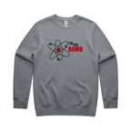 I'm The Bomb, Atom - AS Colour Stencil Crew Sweatshirt Gravel Sweatshirt Printed In Australia Science