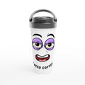 I Need Coffee - White 15oz Stainless Steel Travel Mug Default Title Travel Mug Coffee funny Globally Fulfilled