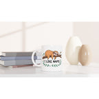 Sloth, I Like Naps - White 11oz Ceramic Mug White 11oz Mug animal Globally Fulfilled