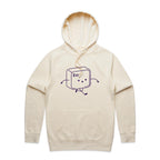 Escape Key - Mens Hoodie Ecru Mens Hoodie Printed In Australia Tech