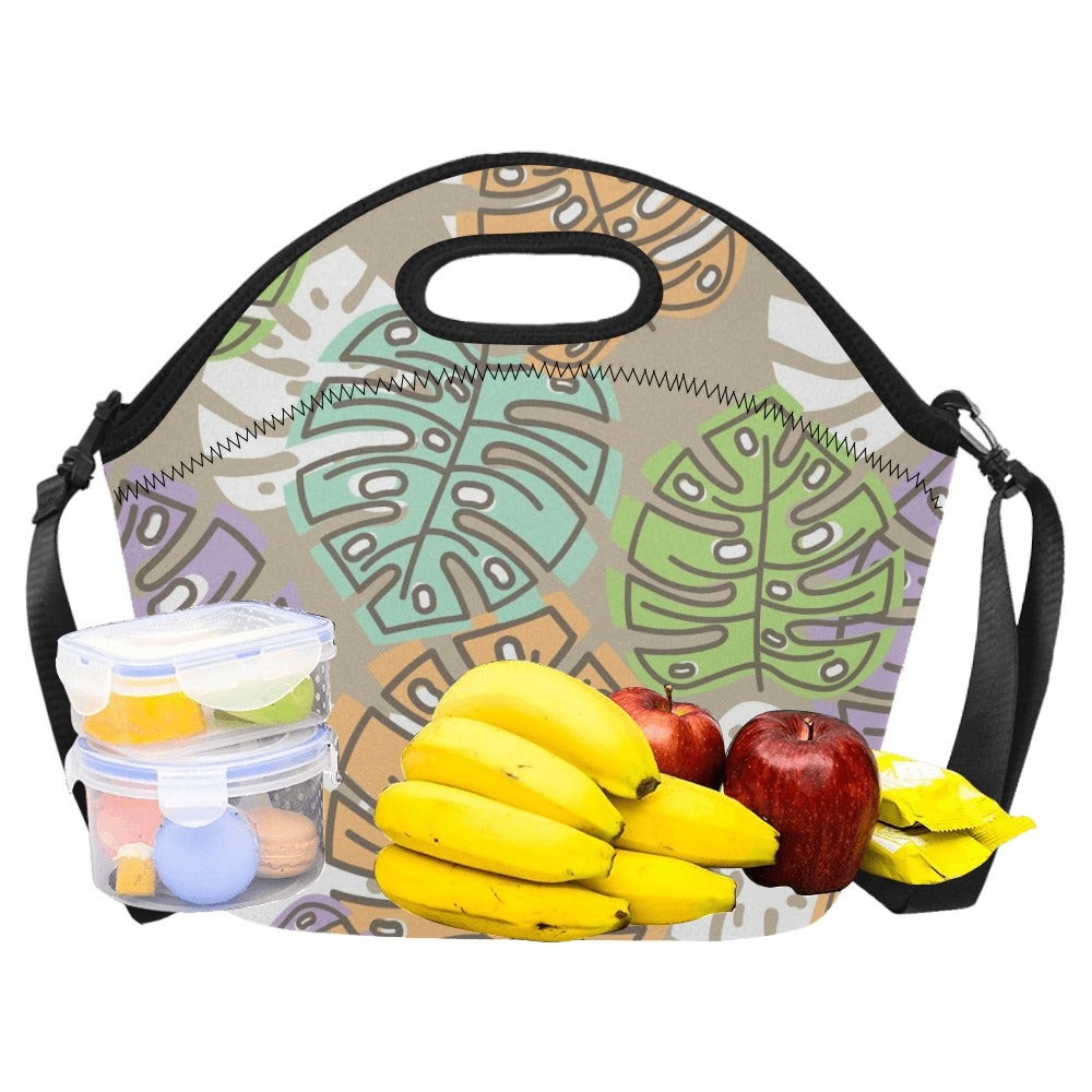 Leaves - Neoprene Lunch Bag Neoprene Lunch Bag Printed Offshore