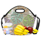 Leaves - Neoprene Lunch Bag Neoprene Lunch Bag Printed Offshore