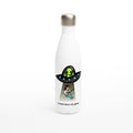 Guitarist Alien Abduction - White 17oz Stainless Steel Water Bottle Default Title White Water Bottle Globally Fulfilled Music Sci Fi