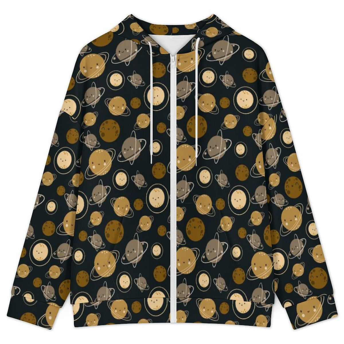 Planets Women's Full-Zip Hoodie