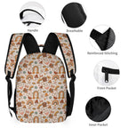 Peace And Love Backpack, Lunch Bag & Pencil Case Set