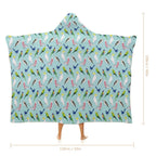 Australian Birds Kids Hooded Blanket 100cm x 130cm