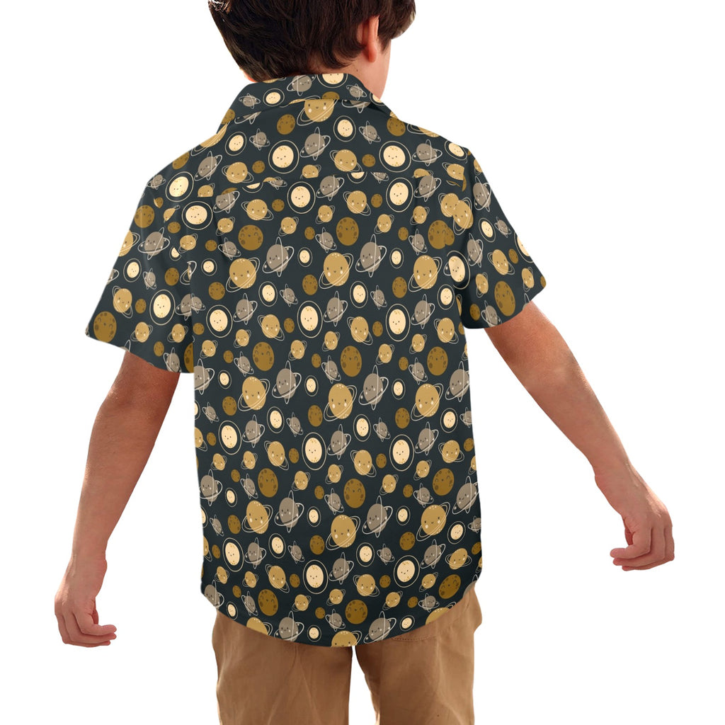 Planets Junior Kids Hawaiian Shirt