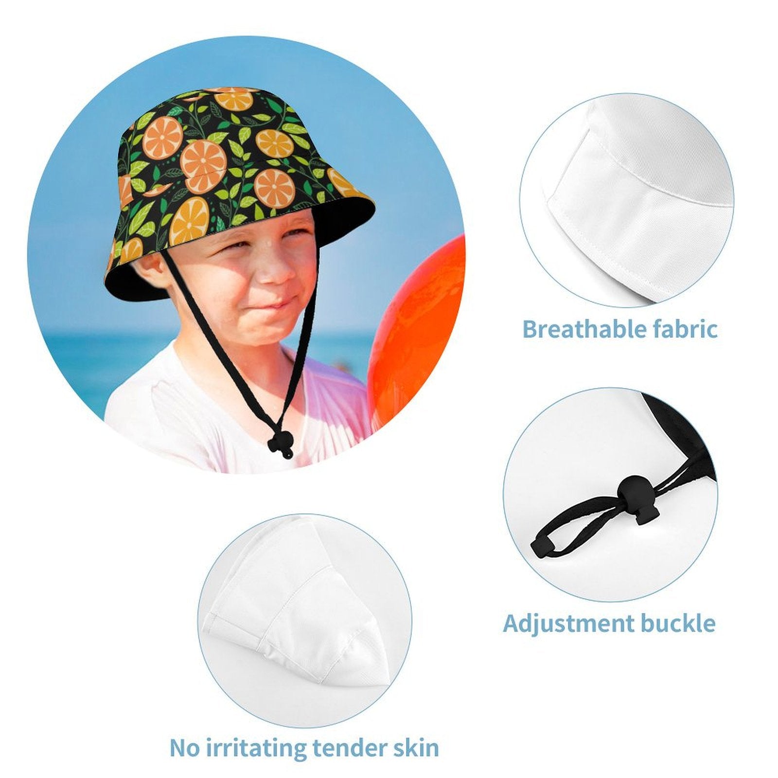 Oranges - Kids Bucket Hat
