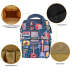 Music Instruments - Multi-Function Backpack, Nappy / Diaper Bag