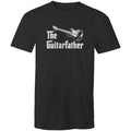 The Guitar Father Men's AS Colour T-Shirt Black Mens T-shirt Dad Music Printed In Australia