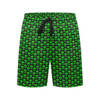 Aliens Men's Mid-Length Beach Shorts Men's Mid-Length Beach Shorts Printed Offshore Sci Fi